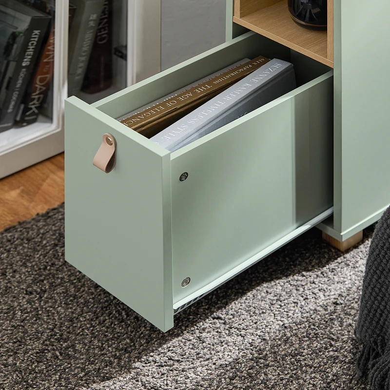 SoBuy FBT161-GR Bout de Canapé, Table d'Appoint
