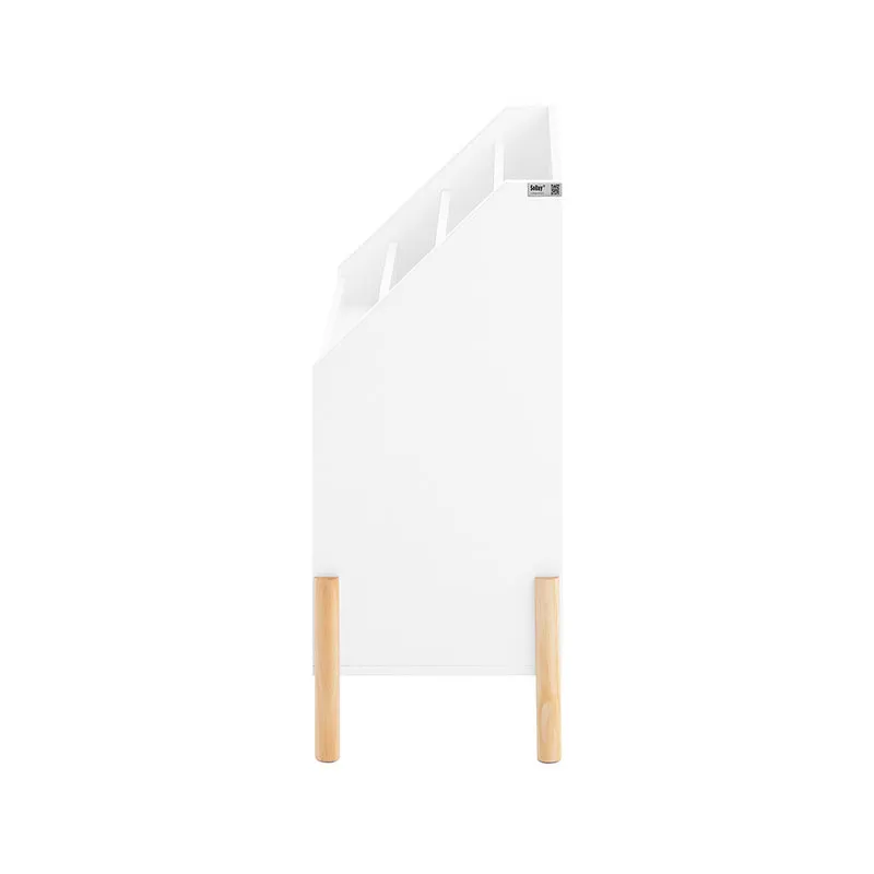 SoBuy KMB115-W Bibliothèque Enfant avec 4 Étagères et 2 Boîtes de Rangement