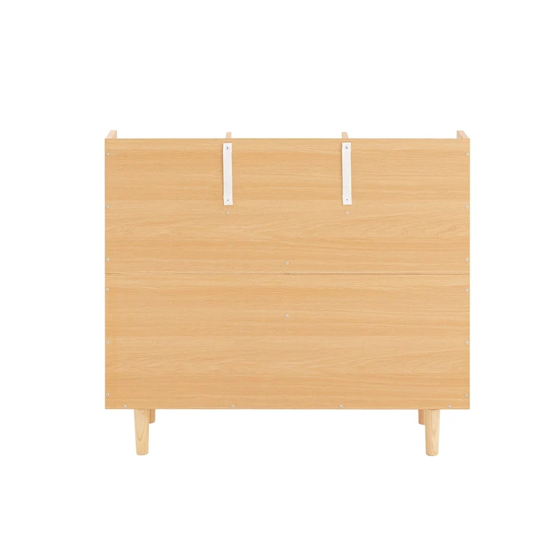 SoBuy KMB111-N Bibliothèque Enfant avec 5 Compartiments Ouverts, pour Chambre d’Enfant, Rangement Optimisé, Design Fonctionnel – L87×P37×H78 cm, Naturel