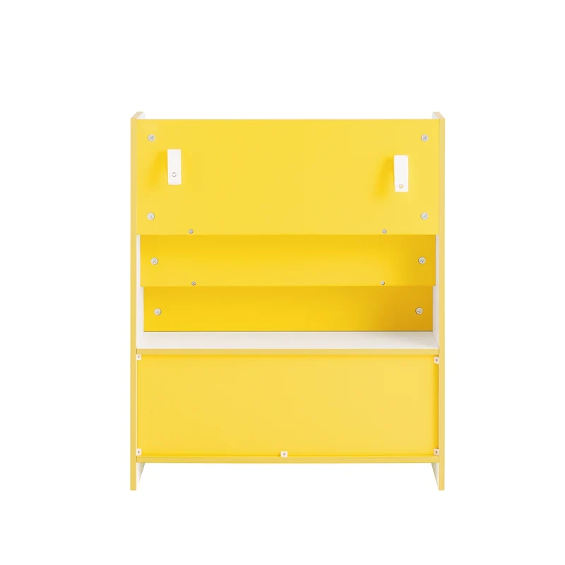 SoBuy KMB108-G Étagère à Livres et Jouets, Bibliothèque Enfant, Étagère de Rangement pour Chambre Enfant