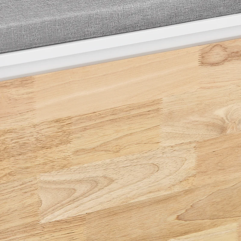 SoBuy FSR179-K-WN Banc Chaussures, Rangement pour Chaussures, Armoire à Chaussures, Meuble d'entrée