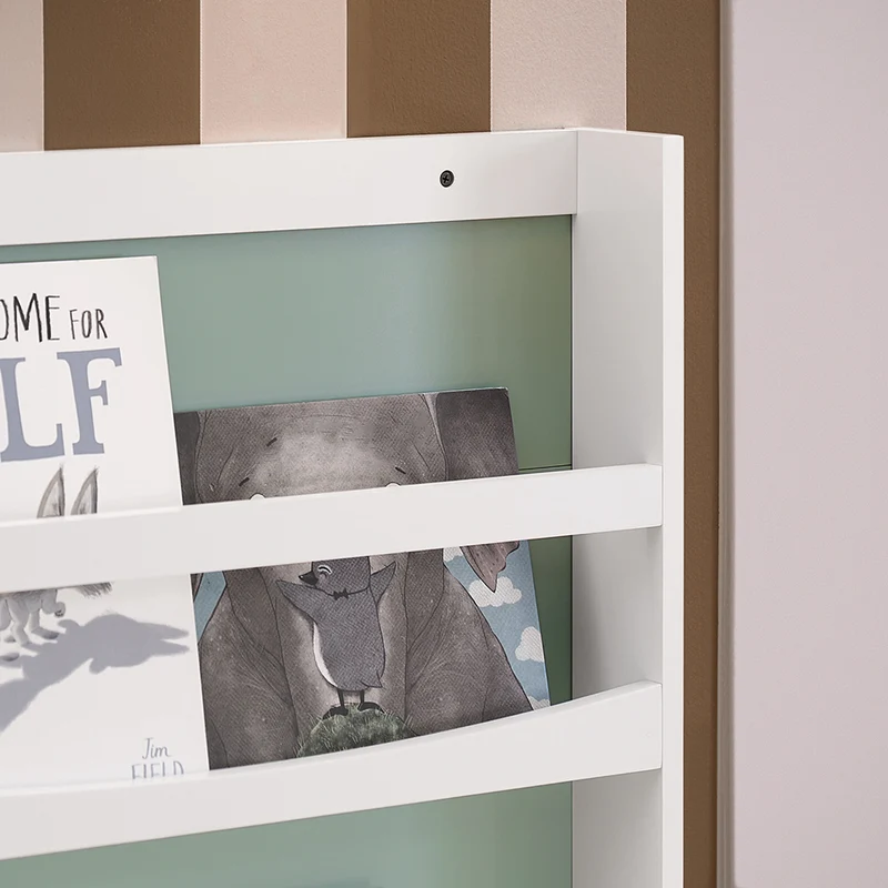 SoBuy KMB93-GR Bibliothèque pour Enfants, Étagère à Livres à 3 Niveaux Étagère de Rangement pour Chambre d'enfants