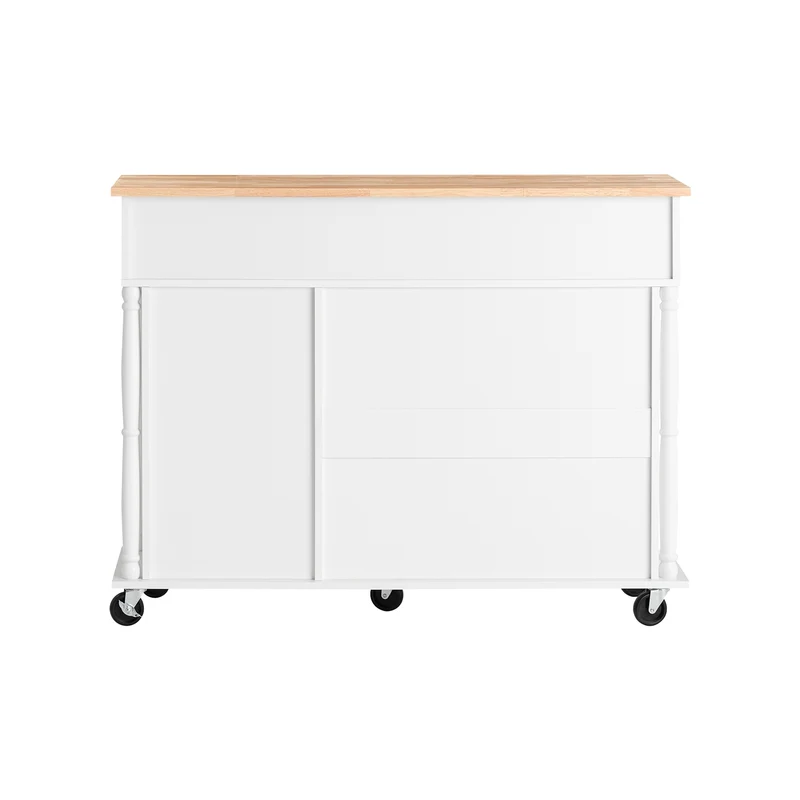 SoBuy FKW116-WN Desserte sur roulettes, Chariot de Cuisine