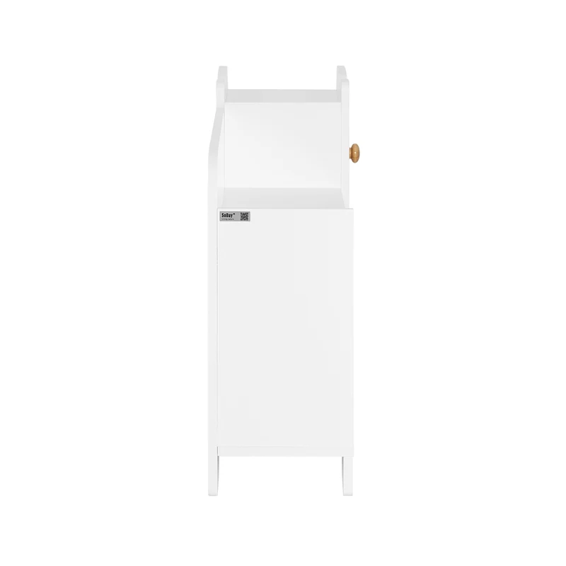 SoBuy KMB62-W Étagère pour Enfants, Étagère à Jouets, Étagère à Livres, Étagère de Rangement pour Livres et Jouets