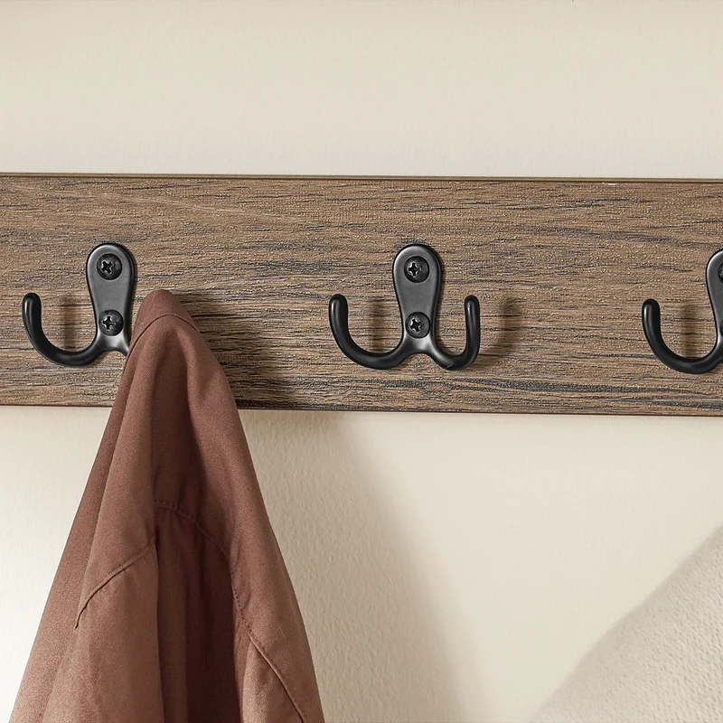 SoBuy FHK27-N Porte Manteau Mural, Étagère de Rangement, Patères Portemanteaux