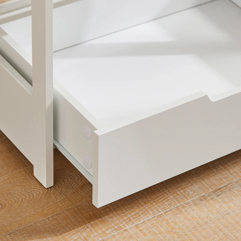 SoBuy KMB31-W Étagère de Rangement Jouets pour Enfants Coffre à Jouets Bibliothèque Étagère à Livres Porte-revues avec