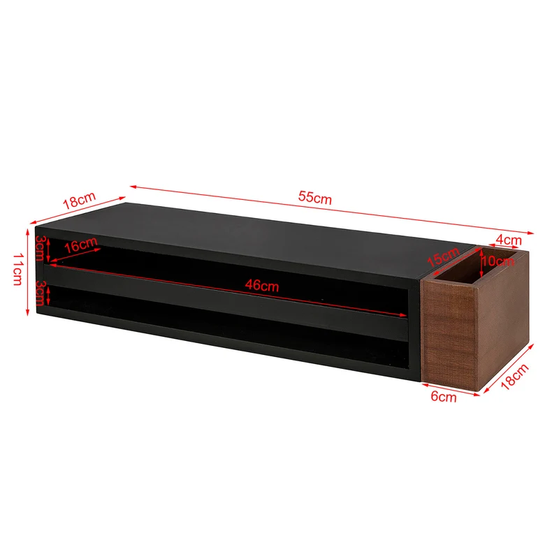 sebuyfr.comG278-Sch Réhausseur d'écran Support de Moniteur Ergonomique Support pour Écran d'ordinateur Universal en Bois