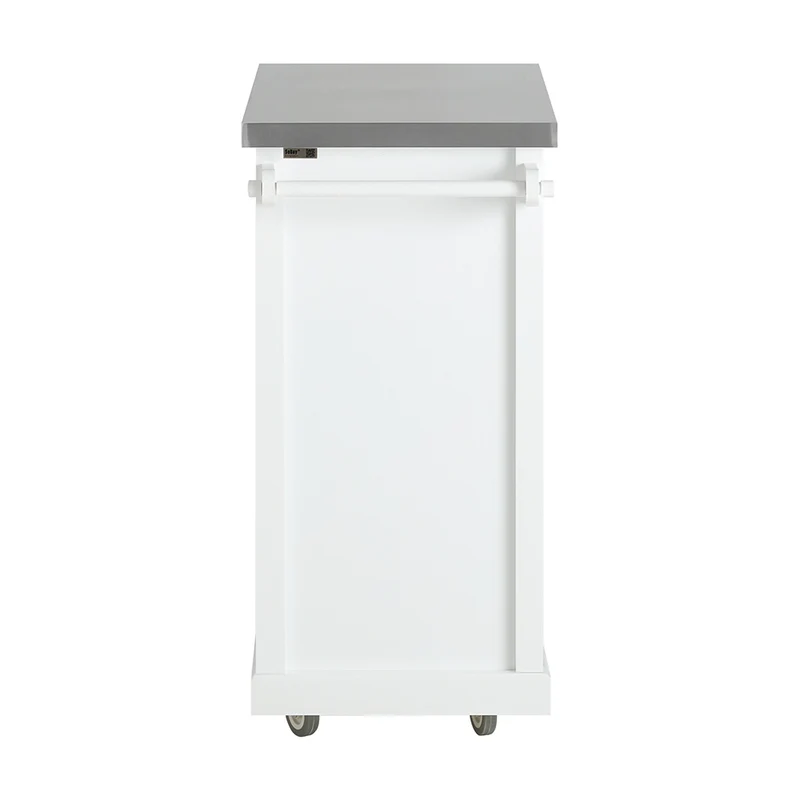SoBuy FKW94-W Desserte de Cuisine Chariot de Service Meuble de Rangement à roulettes
