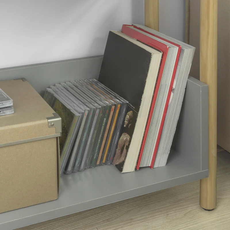 SoBuy KMB28-HG Bibliothèque pour Enfants à 2 Étages Étagère à Livres Enfants