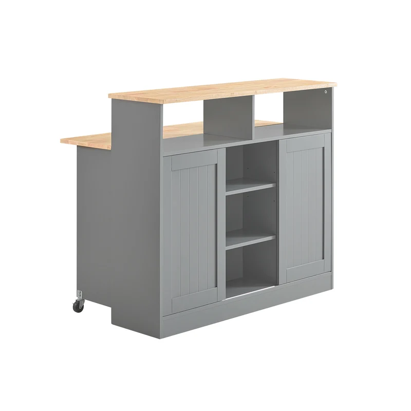 SoBuy FSB36-HG Buffet de Rangement Placard de Cuisine Ilot de Cuisine Armoire de Cuisine Multi-rangements