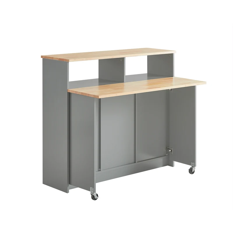 SoBuy FSB36-HG Buffet de Rangement Placard de Cuisine Ilot de Cuisine Armoire de Cuisine Multi-rangements