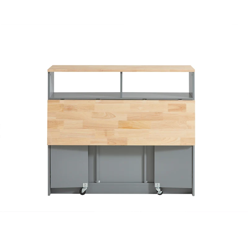 SoBuy FSB36-HG Buffet de Rangement Placard de Cuisine Ilot de Cuisine Armoire de Cuisine Multi-rangements