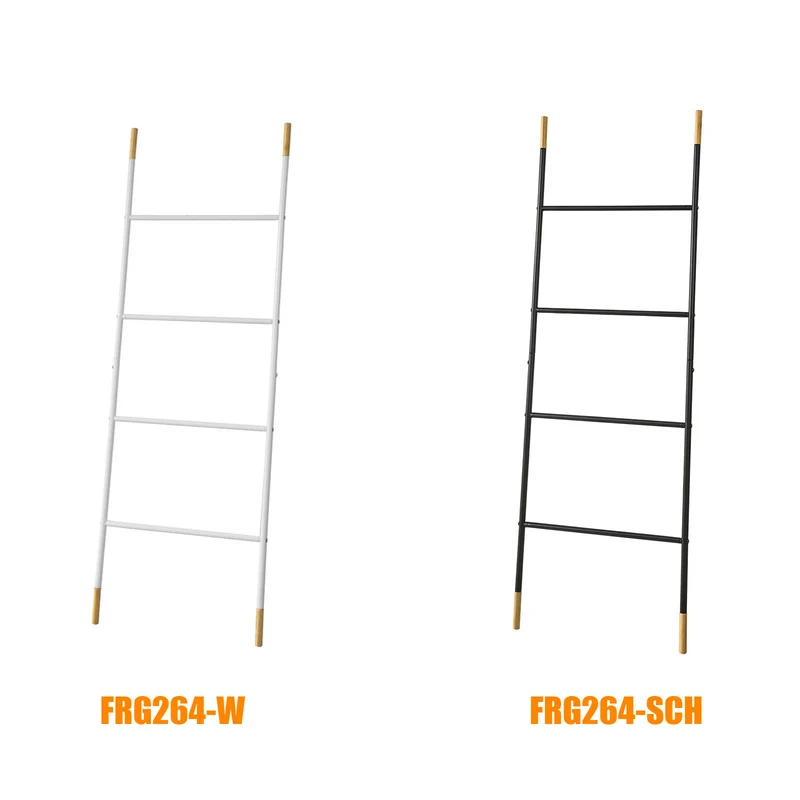 SoBuy FRG264-WN Échelle Porte-Serviettes à Poser Support pour Serviettes