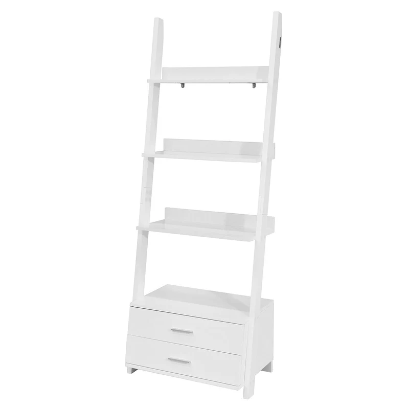 SoBuy FRG230-W Etagère Style échelle Bibliothèque Murale de 3 Niveaux
