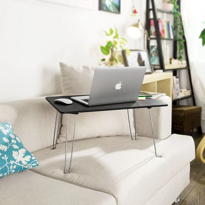 SoBuy FBT09-SCH Table de lit pliable pour repas/ordinateur portable/PC