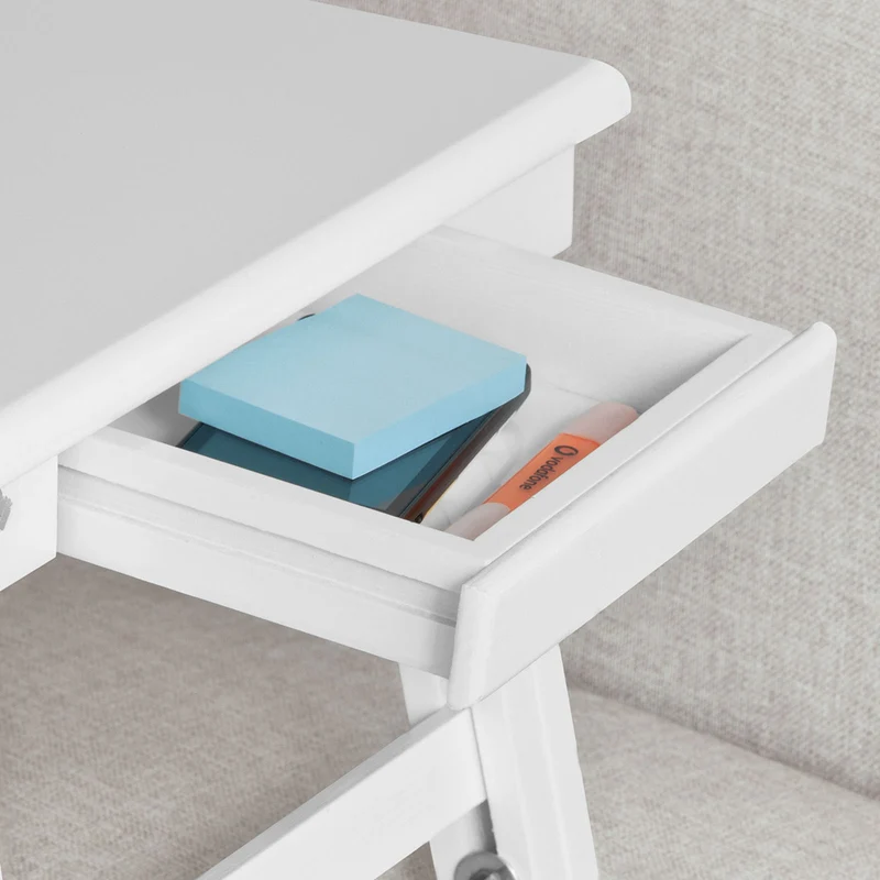 SoBuy FBT02-W Support ordinateur portable Table de lit pliable pour PC portable plateaux