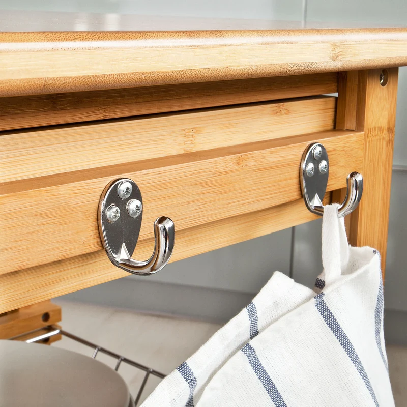 SoBuy FKW06-N Chariot de Cuisine Roulant, Meuble Rangement Cuisine, Kitchen Trolley