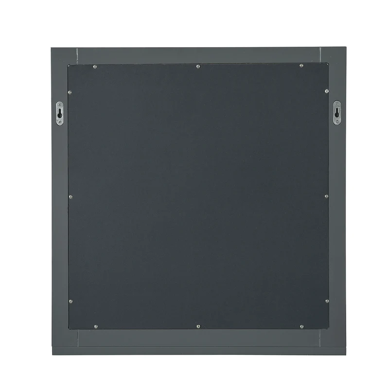 SoBuy BZR16-DG Miroir Mural Meuble Salle de Bain avec 1 étage Plateau