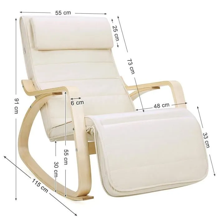 Fauteuil de lecture à bascule