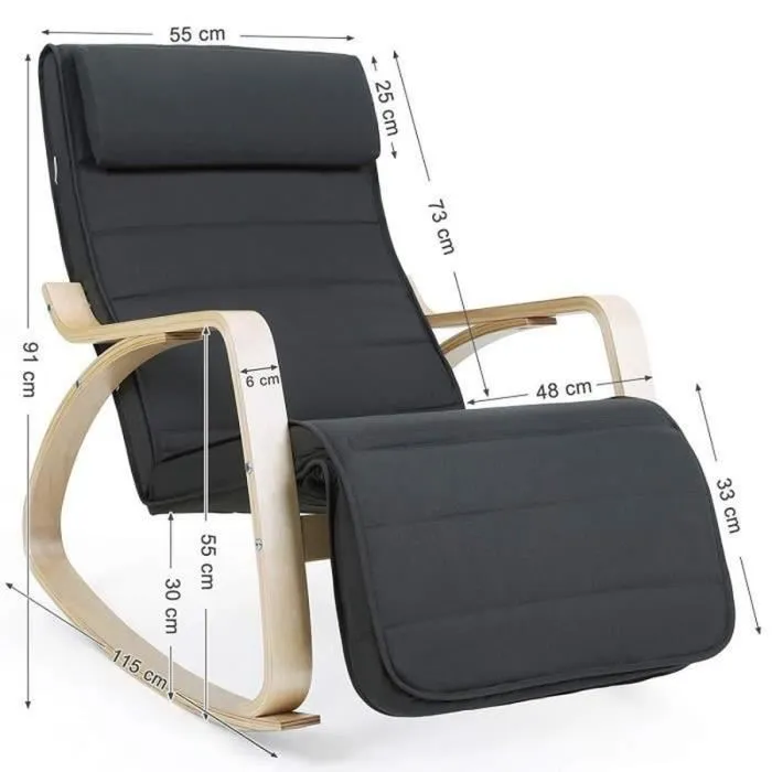 Fauteuil de lecture à bascule