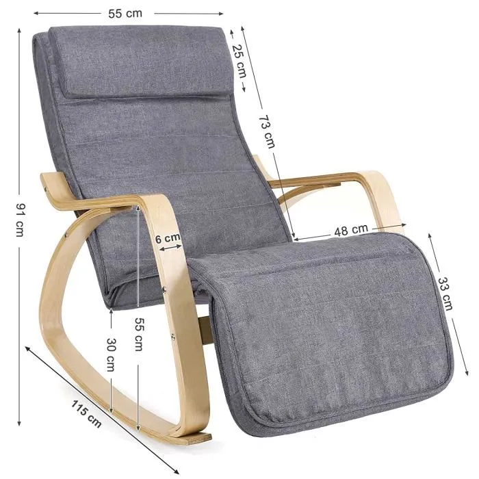 Fauteuil de lecture à bascule
