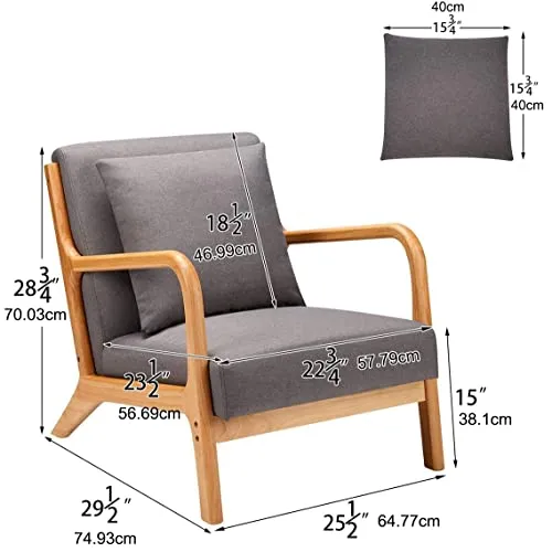 Fauteuil de lecture d'appoint