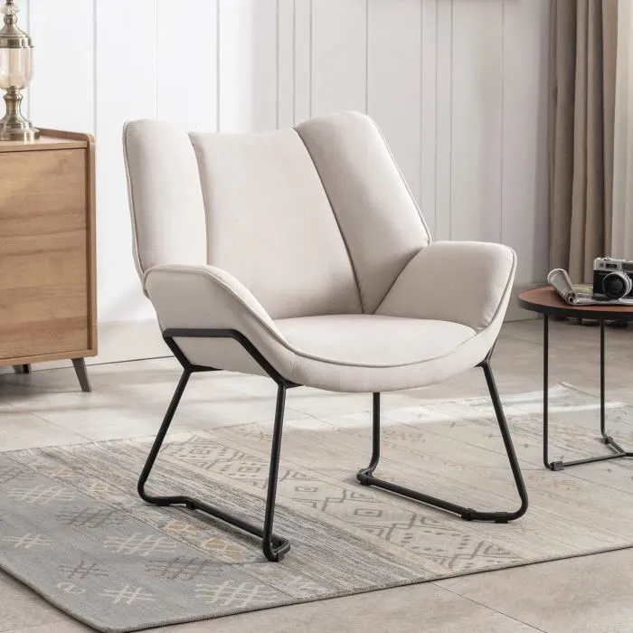 Fauteuil de lecture blanc