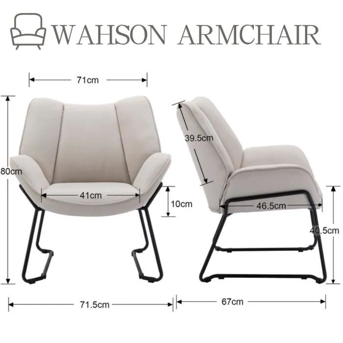 Fauteuil de lecture blanc