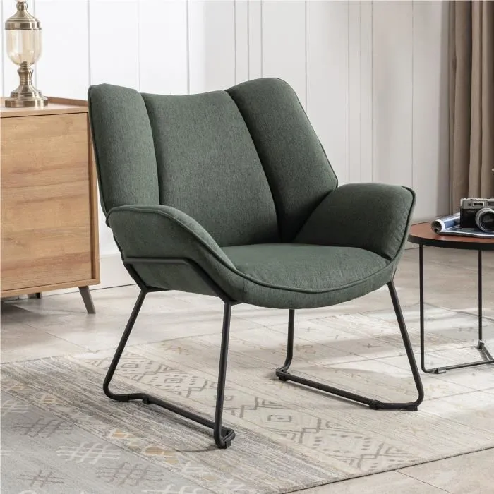 Fauteuil de lecture vert