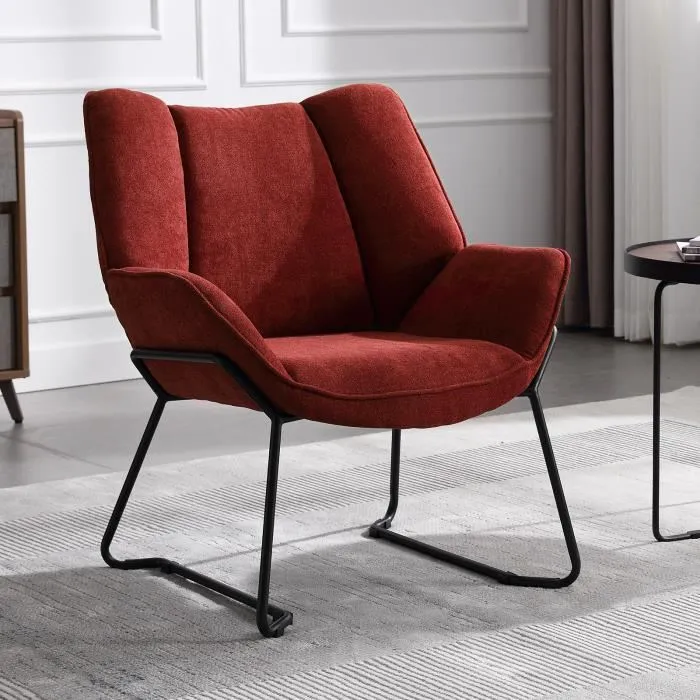 Fauteuil de lecture rouge
