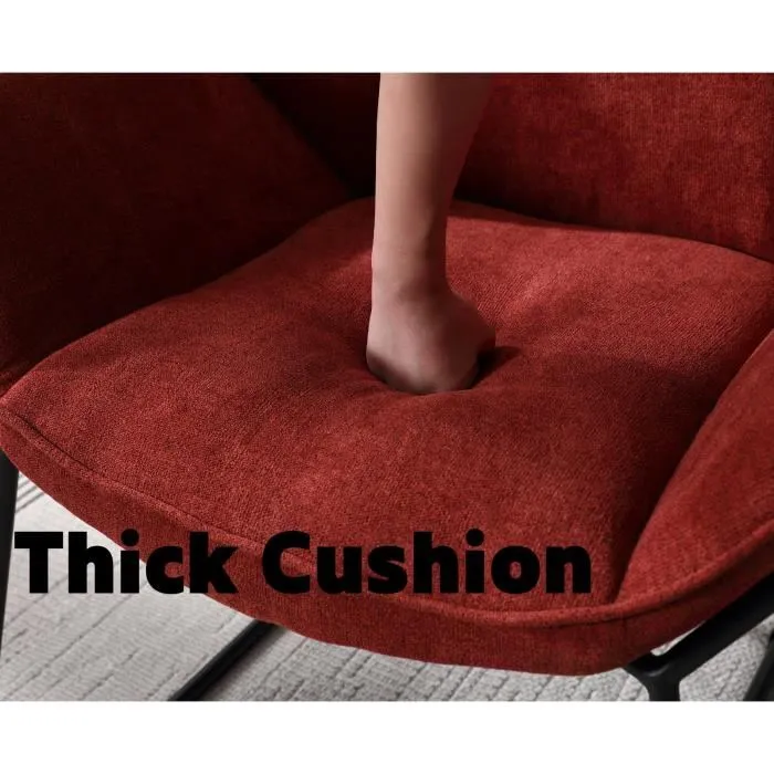 Fauteuil de lecture rouge