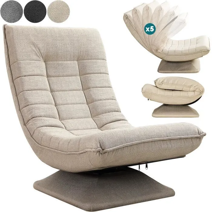 Fauteuil de lecture pivotant