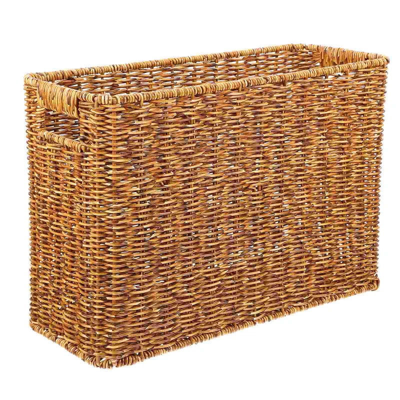 Porte revue en rotin