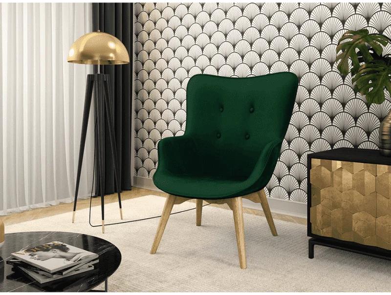 Fauteuil de lecture vintage