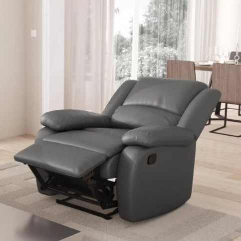 Fauteuil de lecture en simili cuir