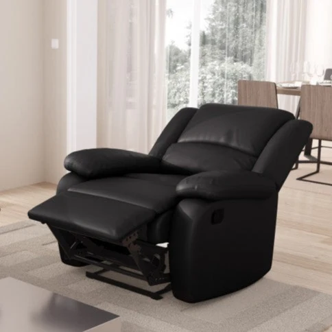 Fauteuil de lecture en simili cuir