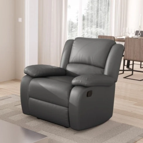 Fauteuil de lecture en simili cuir