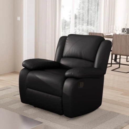 Fauteuil de lecture en simili cuir
