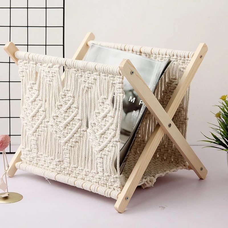 Porte revue en tissu
