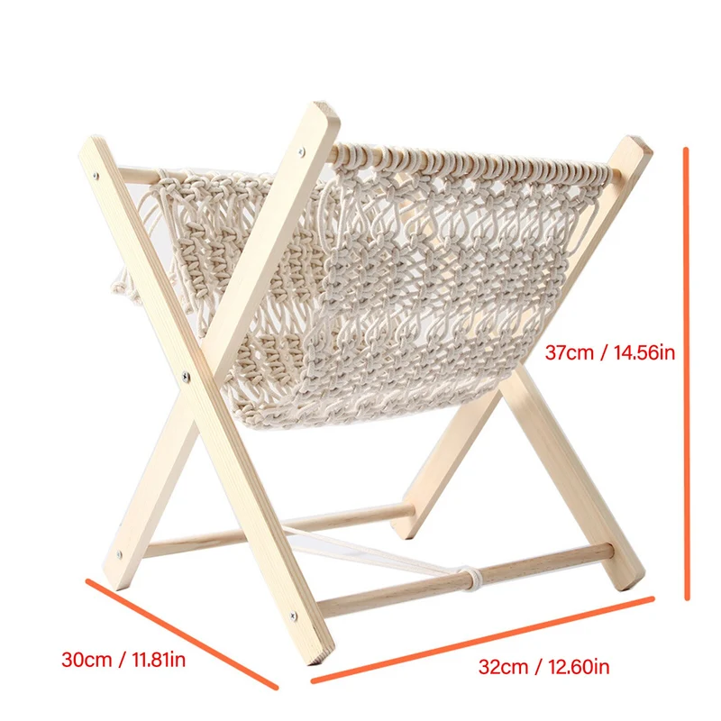 Porte magazine en tissu