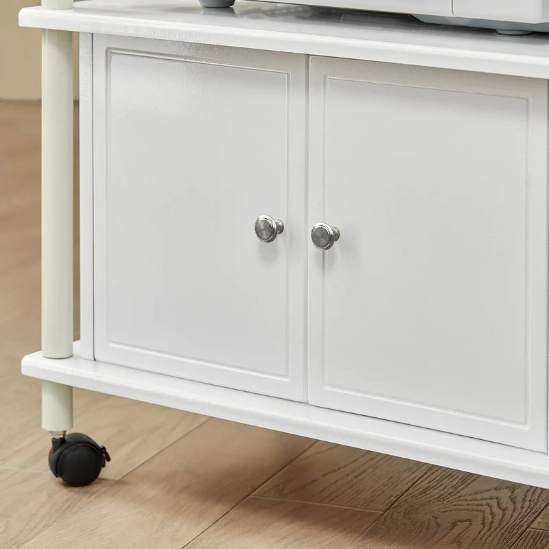 sebuyfr.comG12-W Meuble rangement cuisine roulant en bois, Chariot de cuisine de service