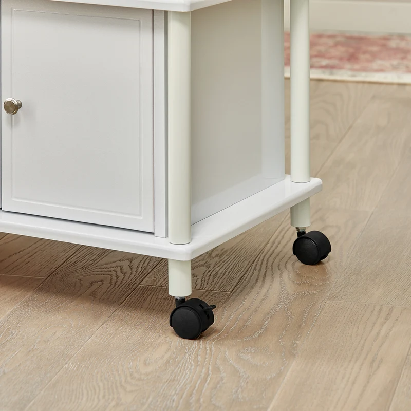 sebuyfr.comG12-W Meuble rangement cuisine roulant en bois, Chariot de cuisine de service