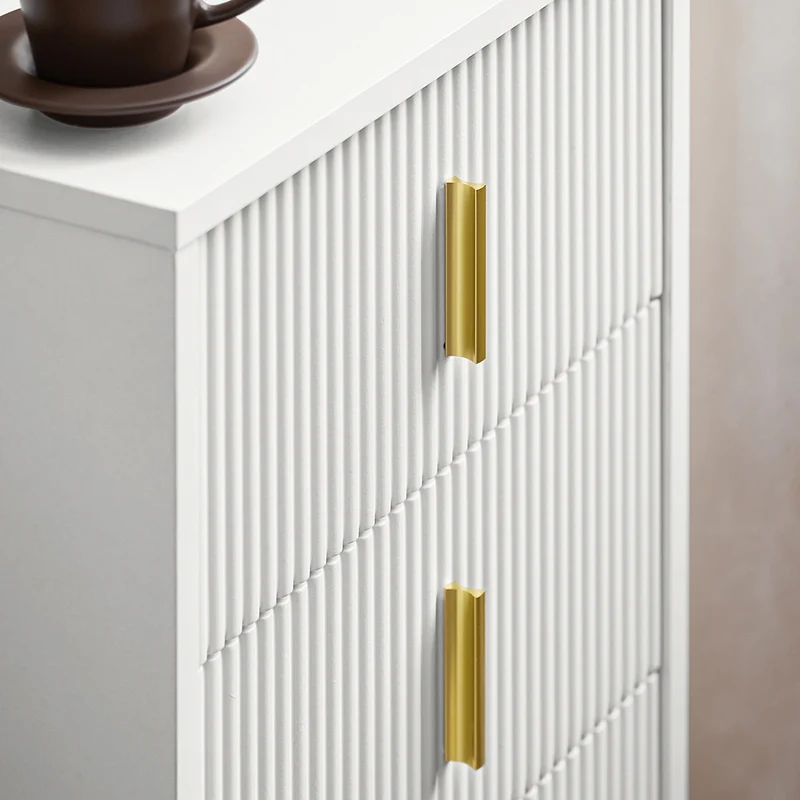 SoBuy FBT115-L-W Table de Chevet - Table de Nuit avec 3 tiroirs, Table d'appoint pour Chambre à Coucher - Meuble de Rangement Moderne, Blanc L40 x P40 x H63 cm