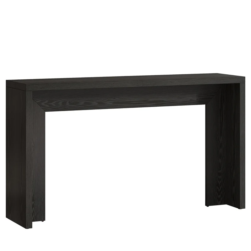 Table console rustique de 140 cm, Table de canapé de ferme Table d'entrée