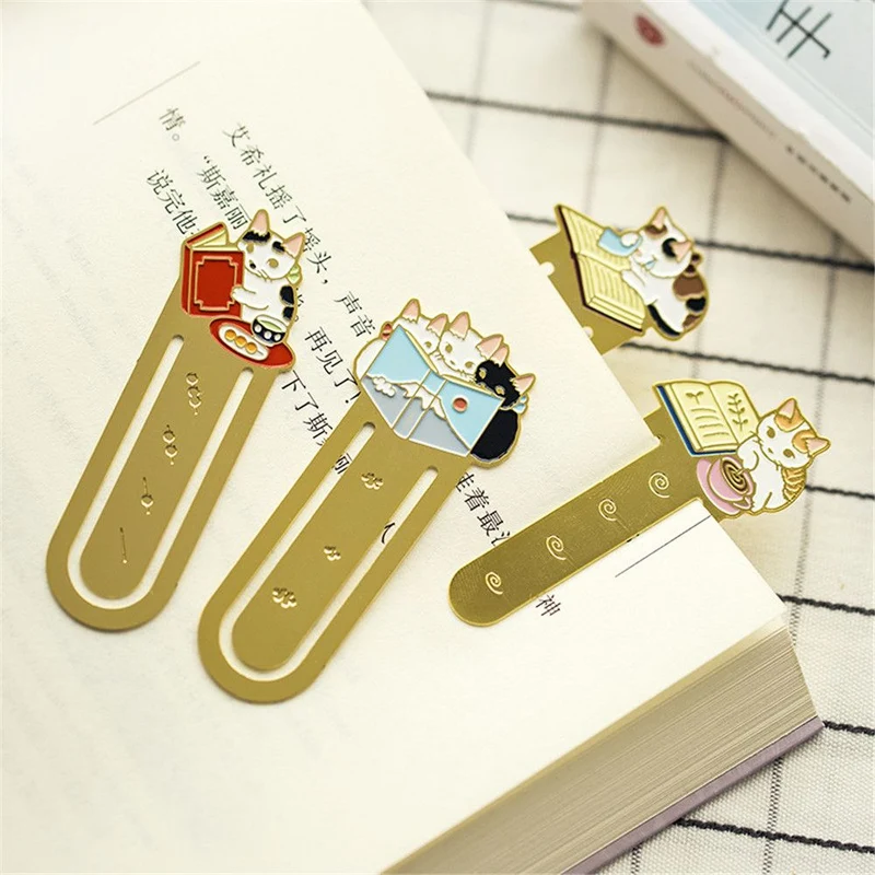 Marque page chat mignon