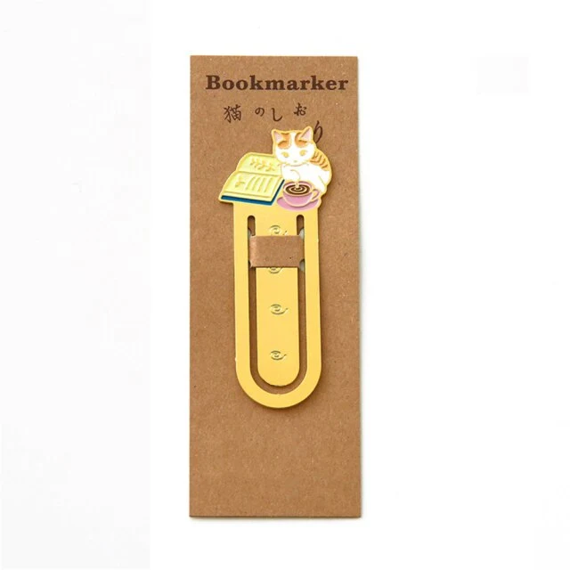Marque page chat mignon