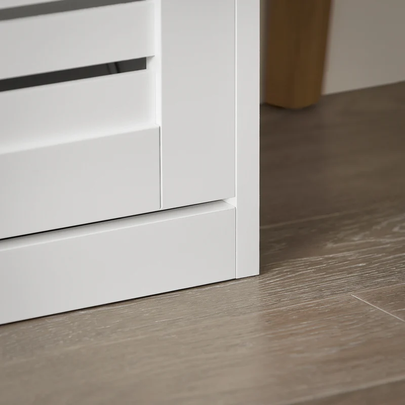 SoBuy FSR145-W Armoire à Chaussures 6 Abattants avec 2 Crochets – 115 × 30 × 112 cm, Blanc