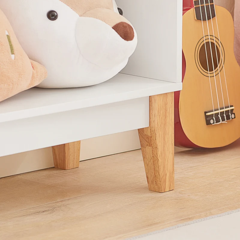 SoBuy KMB47-W Bibliothèque Étagère à Livres Étagère de Rangement pour Livres et Jouets Enfant, Porte-revues avec 3 étagères, 60x25x80 cm