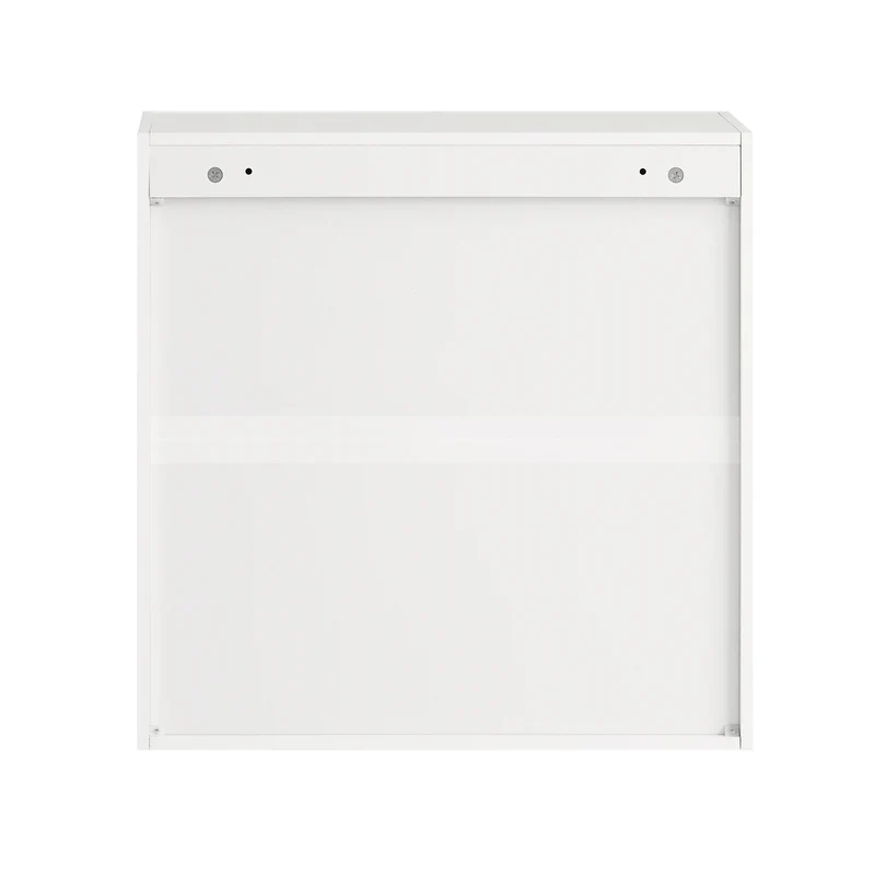 SoBuy FRG231-W Armoire Murale Salle de Bain avec Porte et Étagère Réglable – L60×P30×H60 cm, Charge 25 kg, MDF E1, Blanc