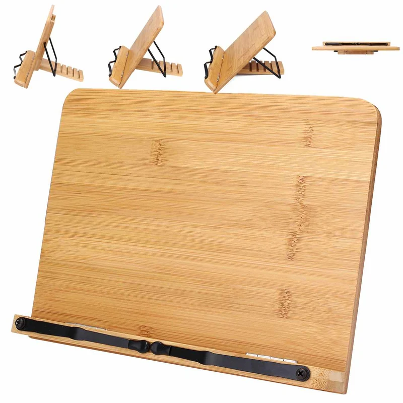 Repose livre en bois